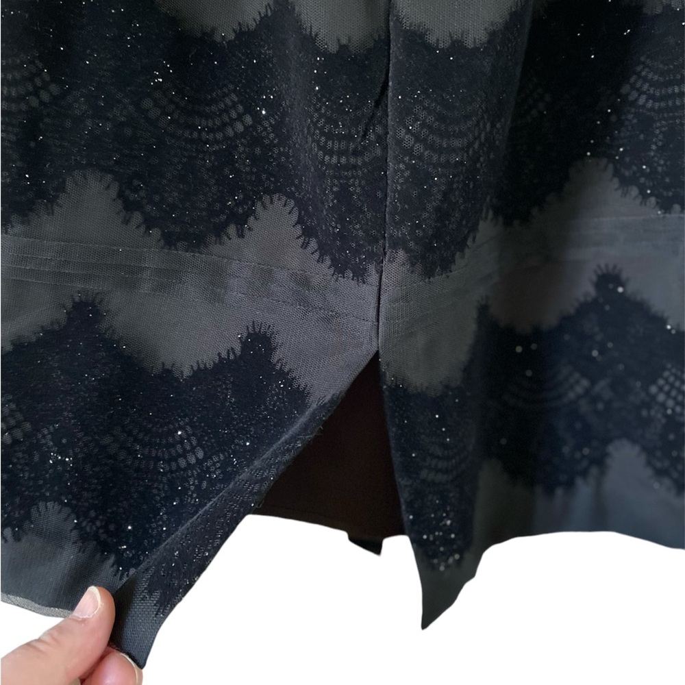 Sold!!!!!White House Black Market Lace Black Cocktail Dress - Picture 3 of 8